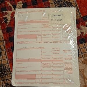 1099-MISC Red and White Home Office 25 1/2 Forms